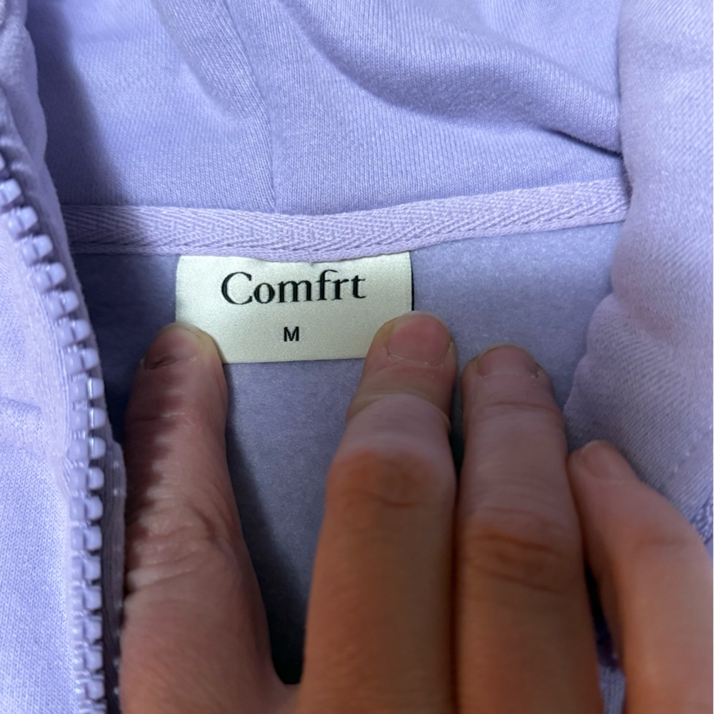 Comfrt NWT Purple Hoodie M - Picture 4 of 8